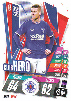 Steven David Rangers 2020/21 Topps Match Attax CL Club Hero #RNG02